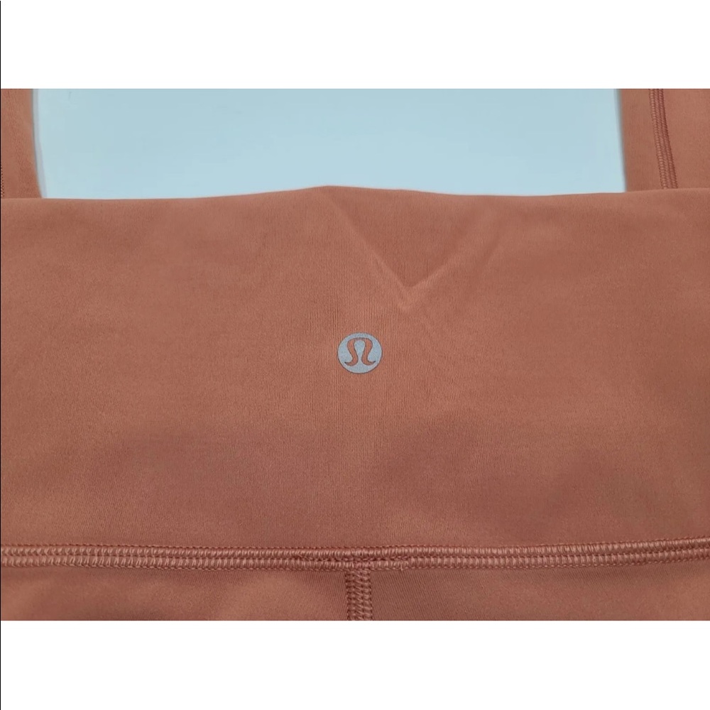 Lululemon Wunder Under HR Tight 28” Flux Rustic Coral RUSC Size 10 NEW - Picture 9 of 13